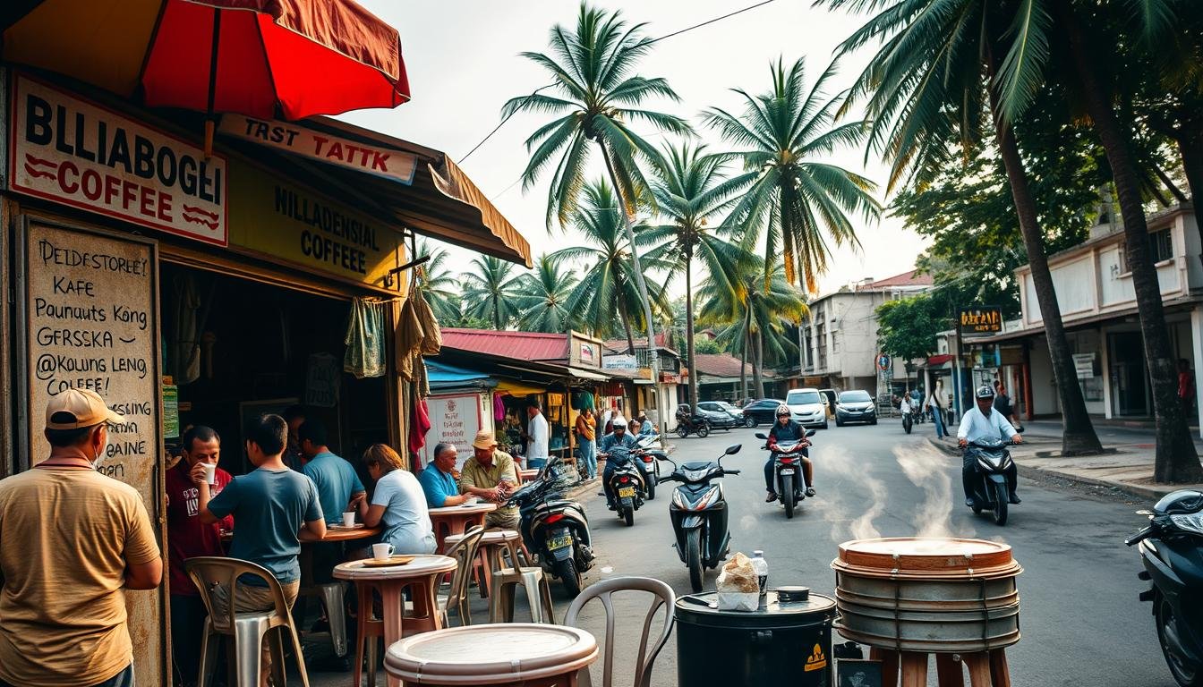 Viral! Warung Kopi Pinggir Jalan Diserbu Artis Ibu Kota