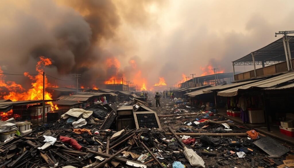 dampak kebakaran Tanah Abang